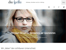 Tablet Screenshot of die-brille-olching.de